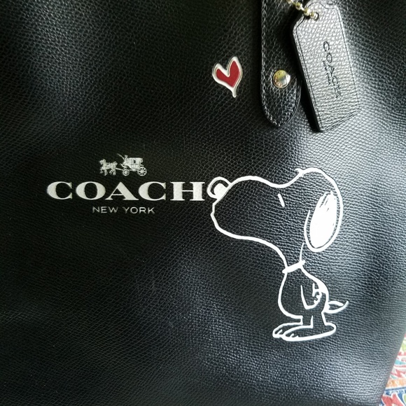 Coach Handbags - Coach Snoopy tote